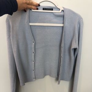 Brandy Melville baby blue cardigan! Worn one time and in great condition